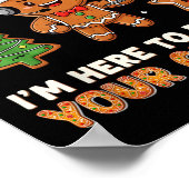 Tech Suprt Christmas Cookies Women Men Funny Chris Poster (Hoek)