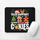 Tech Suprt Delete Your Cookies Men Ugly Christmas  Muismat (Met muis)