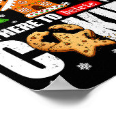 Tech Suprt Delete Your Cookies Men Ugly Christmas  Poster (Hoek)