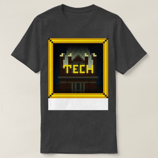 Tech Tower GOLD BORDER T-shirt (Design voorkant)