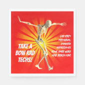 Tech-waardering van het slagerskelet servet (Voorkant)