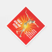 Tech-waardering van het slagerskelet servet (Hoek)