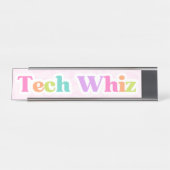 Tech Whiz Desk Bord Bureau Naambordje (Voorkant)