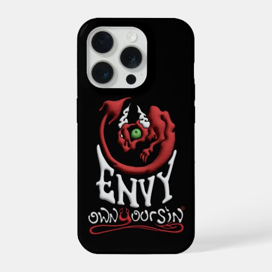 Tech Your Sin Envy iPhone Hoesje (Achterkant)