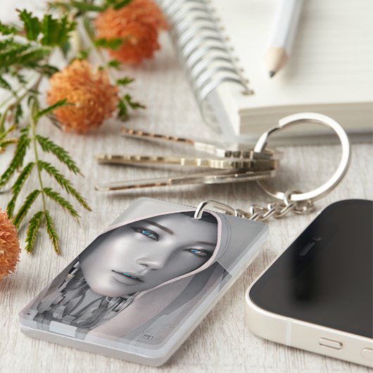 "TechBuddy Token: Je robotsidekick Sleutelhanger (Voorkant Rechts)