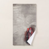 Técherie | Sorcière rouge aux ombres gothiques du  (Serviette à main)