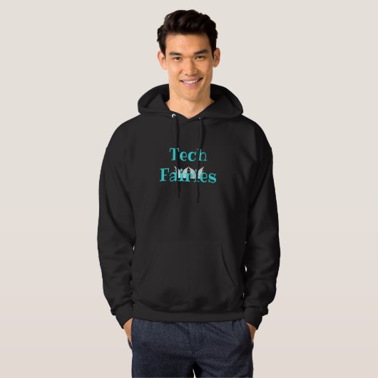 TechFairies Hoodie Sweatshirt - Mannen Sizes (Voorkant volledig)