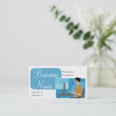 Techie Diva Cartes de visite (Debout devant)