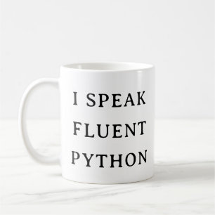 Techie Python Mok – Ik spreek vloeiend Python cade