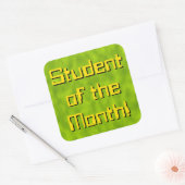 Techie "Student van de maand!" Sticker (Envelop)
