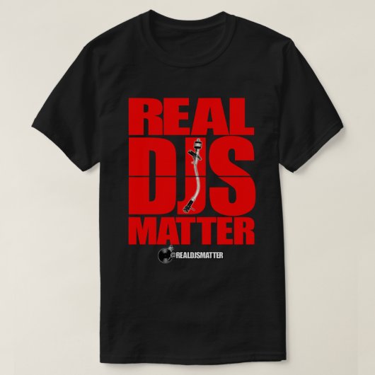 TECHNICA - REAL DJS-KWESTIE T-SHIRT (Design voorkant)