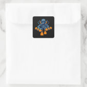 Technical Diver Divers Reademing Vierkante Sticker (Tas)