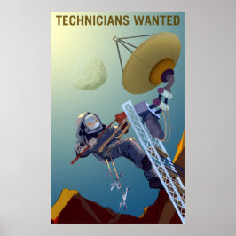  technici wilden Mars werven Poster