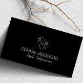 Technicien à ongles Carte de visite minimal simple