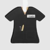 Technicien de salon Profession noire (devant)