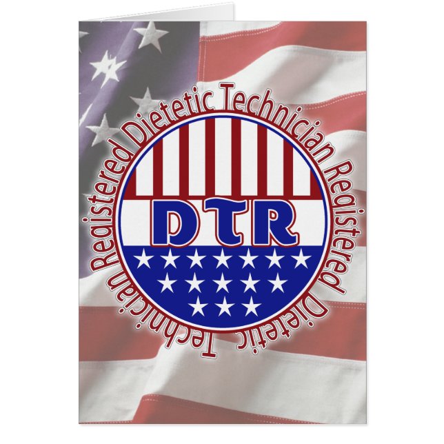 Technicien diététique de DTR, LOGO PATRIOTIQUE (Devant)