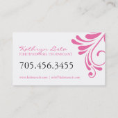 TECHNICIEN NAIL ET CARTE DE VISITE SAP (Dos)