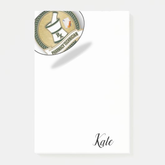 Technicien(ne) en pharmacie Post-it Notes (Devant)