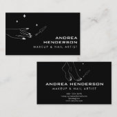 Technicien-ongle Cartes de visite, Maquillage d'ar (Devant / Derrière)