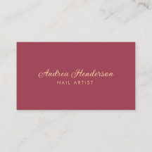 Technicien-ongle Cartes de visite, Maquillage d'ar