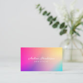 Technicien-ongle Cartes de visite, Maquillage d'ar (Debout devant)