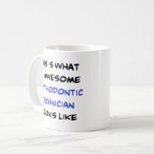 technicien orthodontique, énorme Mug (Devant gauche)