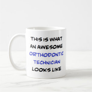 technicien orthodontique, énorme Mug