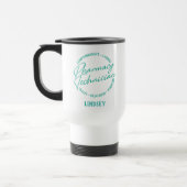 Technicien pharmacien personnalisé Voyage Mug (Gauche)
