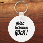 Techniciens HVAC Rock! Porte-clés (Recto)