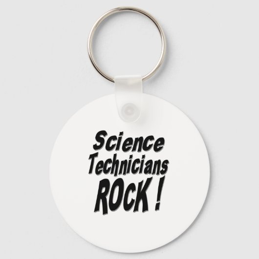 Techniciens scientifiques Rock ! Porte-clés (Recto)