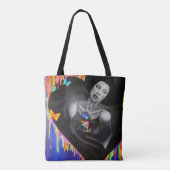 Technicolor Heart Tote Bag (Achterkant)