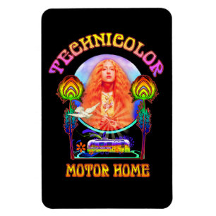 Technicolor Motor Home Band Magnet Magneet