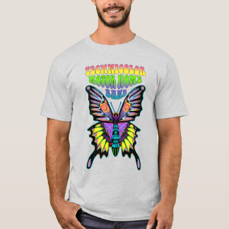 Technicolor Motor Home Band Psychedelic Butterfly T-shirt