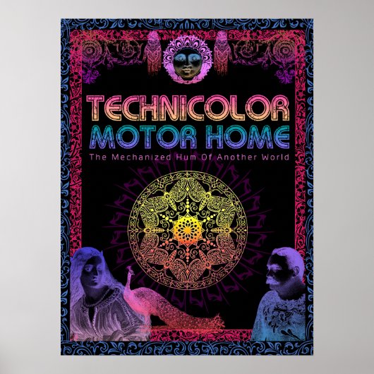 Technicolor Sally's Mandala Poster (Voorkant)