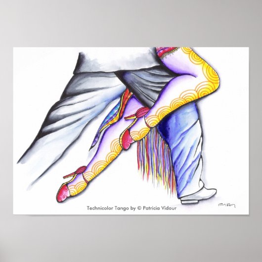 Technicolor Tango Poster (Voorkant)