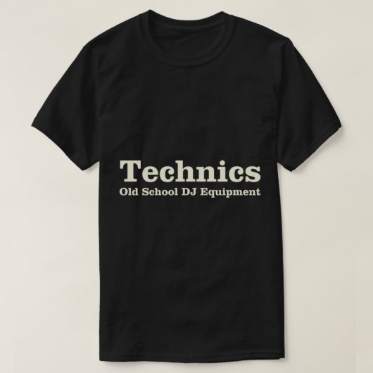 Technics Old School Essential T-Shirt (Design devant)