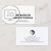 Technicus Computerreparatie Visitekaartje (Voorkant / Achterkant)