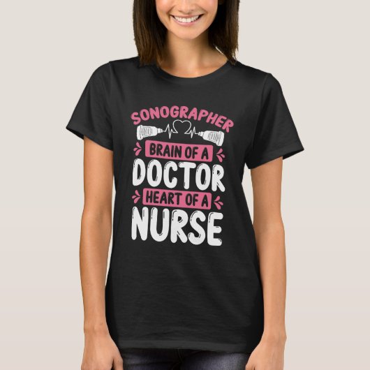 Technicus Diagnostic Medical Sonographer T-shirt (Voorkant)