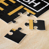 Technicus is zo gek dat hij een omroeptechnicus is legpuzzel (Zijkant)