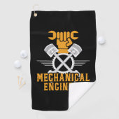 Technicus Mechanical Engineer Golfhanddoek (Insitu)