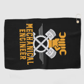 Technicus Mechanical Engineer Golfhanddoek (Horizontaal)