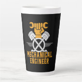 Technicus Mechanical Engineer Latte Mok (Voorkant)