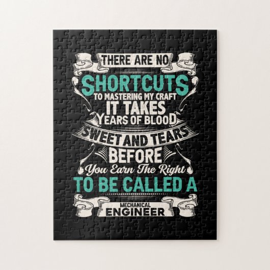 Technicus Mechanical Engineer Legpuzzel (Verticaal)