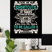 Technicus Mechanical Engineer Poster (Thuiskantoor)
