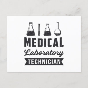 Technicus medisch laboratorium Funny Lab Tech Gift Briefkaart