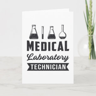 Technicus medisch laboratorium Funny Lab Tech Gift Kaart