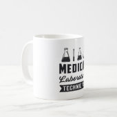 Technicus medisch laboratorium Funny Lab Tech Gift Koffiemok (Voorkant links)