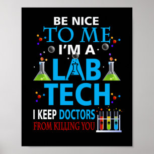 Technicus medisch laboratorium poster