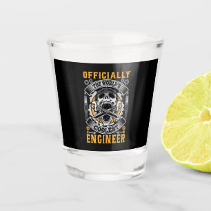 Technicus Officieel de Wereldkoelste engineer Shot Glas
