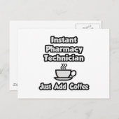 Technicus op het gebied van de directe farmacie .. briefkaart (Voorkant / Achterkant)